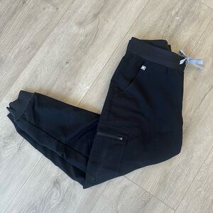 Figs Black Jogger Scrub Pants